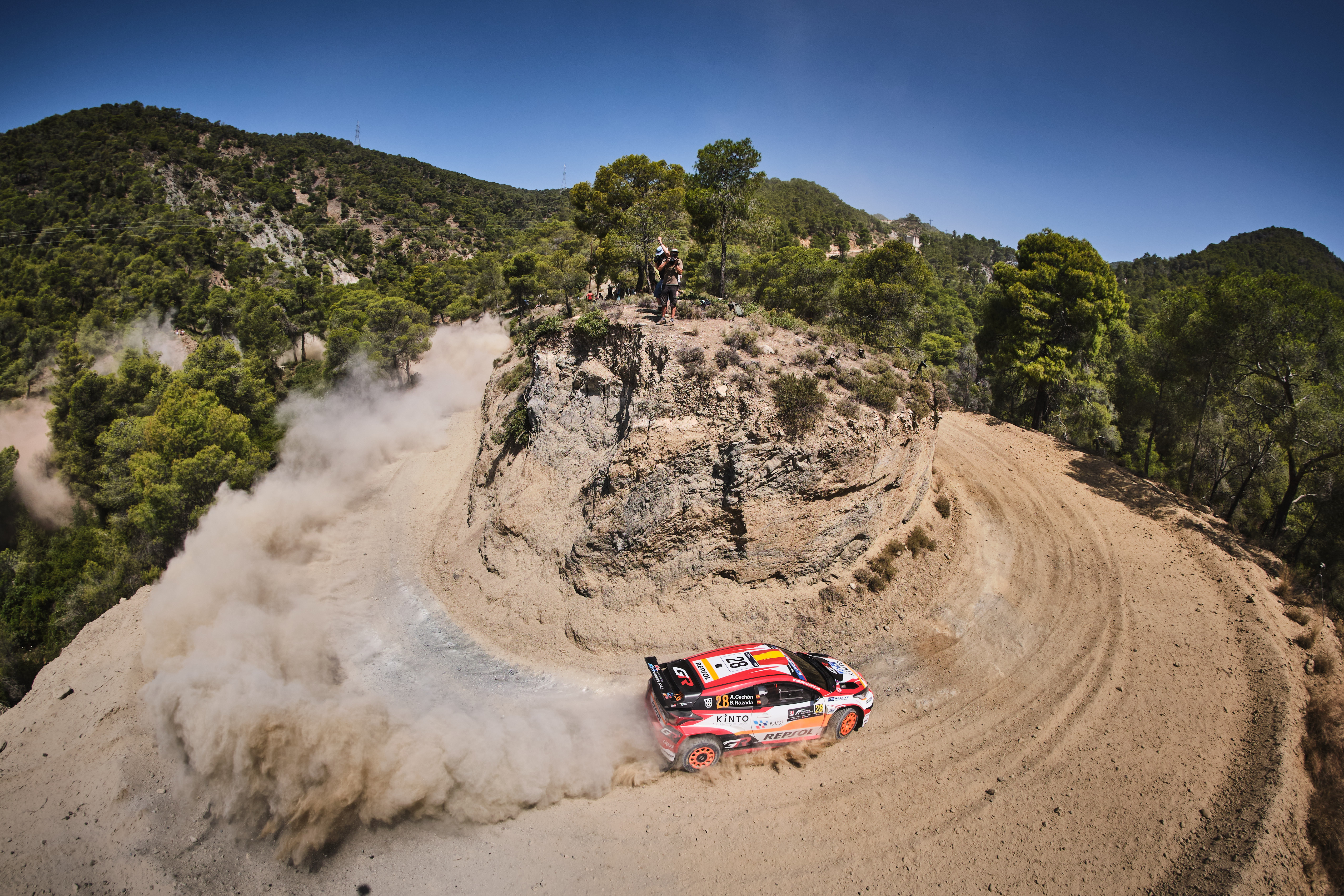The demanding stages and intense heat once again took centre stage in Greece.